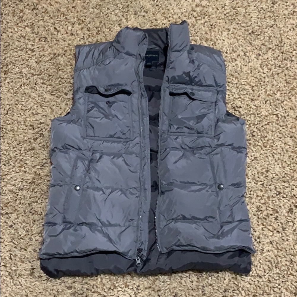 Gray Banana Republic Vest